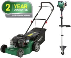 Qualcast - Petrol - Cordless - Lawnmower 125cc And Trimmer 29cc